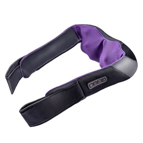 【MOLIJIA 魔力家】M634溫熱型肩頸按摩帶(頸肩/揉捏/按摩枕/加熱熱敷/腰背按摩/腳部按摩/按摩器)