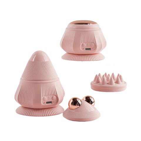 【OSLE 歐適樂】充電式多功能家用頸部肩頸腰部肌肉放松舒筋活絡多頭矽膠按摩器