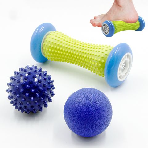 【WIDE VIEW】手肘足底按摩滾輪三件舒壓組(MSG03)