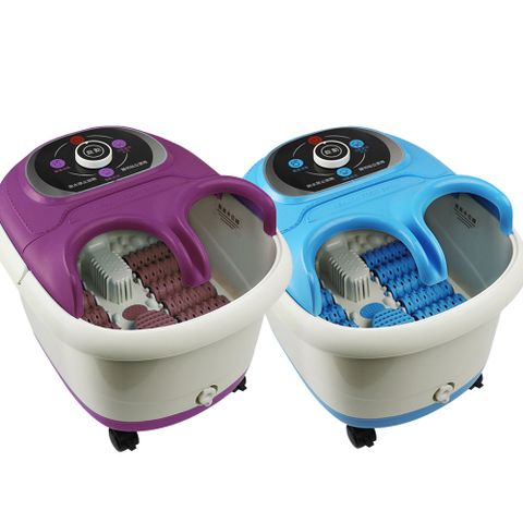 【WISER精選】包覆式足浴機/泡腳桶SPA泡腳機(氣泡/滾輪/草藥盒)-兩色任選