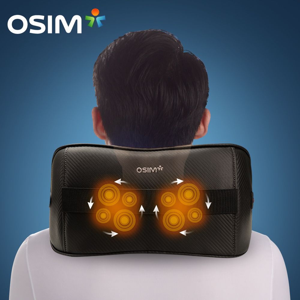 OSIM uCozy 3D 巧摩枕 OS-288 黑色 (肩頸按摩/按摩枕/溫熱按摩)