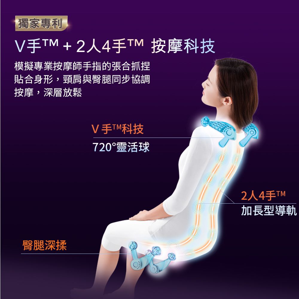 OSIM V手天王2按摩椅 OS-8212(全身按摩/AI按摩椅/按摩沙發/溫熱/氣壓按摩)