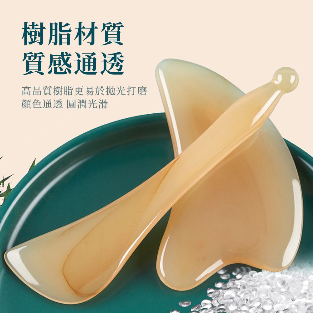 Pritoo 刮痧板+撥筋棒 臉部刮痧組 (養生/臉部提拉/瘦臉/小臉/排毒/按摩刮痧板)