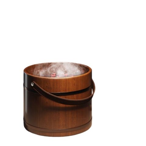 MUZHIYUAN 木之源 家用洗腳盆 香柏木實木泡腳保溫帶蓋足療浴桶