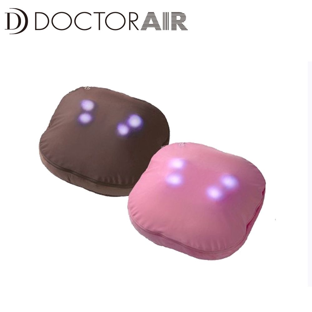 DOCTOR AIR 【福利品】 3D按摩加溫抱枕 MP-003 棕色(公司貨)