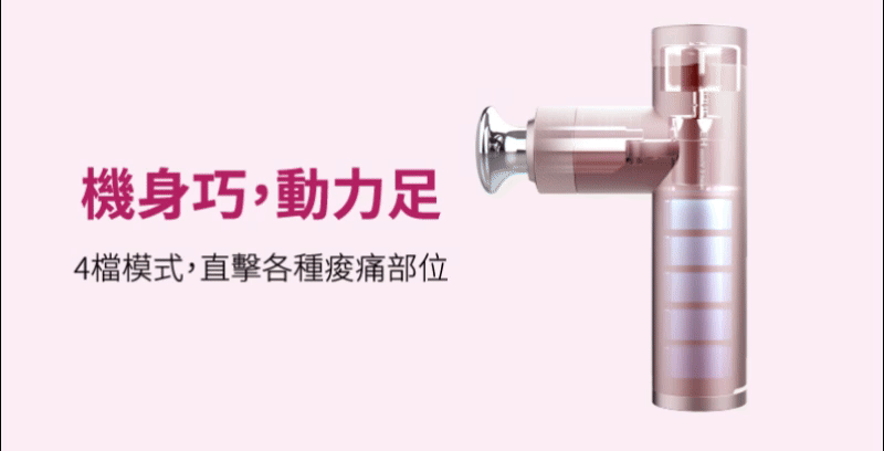 機身巧,動力足4檔模式,直擊各種痛部位