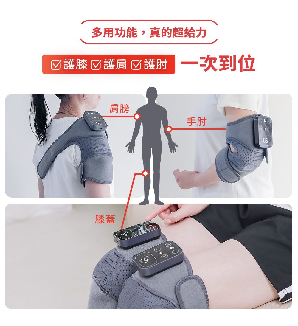 多用功能,真的超給力☑護膝☑☑ 一次到位肩膀膝蓋手肘