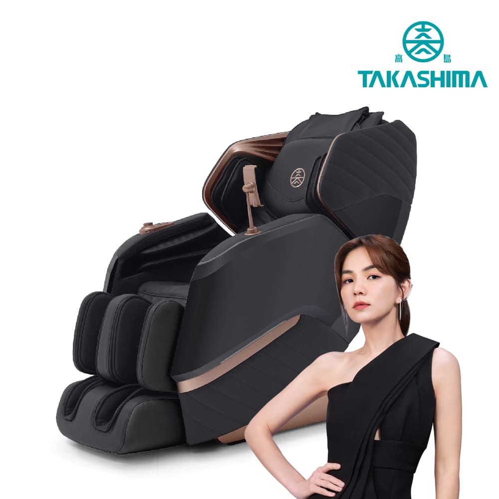 TAKASHIMA 高島 雙力士AI智能椅(平躺/3D雙機芯/足底滾輪/溫熱/零重力按摩椅/A-8210)