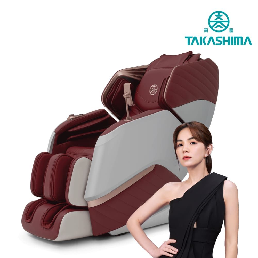 TAKASHIMA 高島 雙力士AI智能椅(平躺/3D雙機芯/足底滾輪/溫熱/零重力按摩椅/A-8210)
