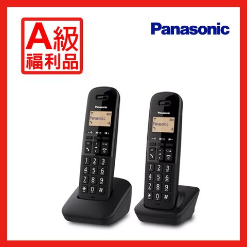 Panasonic 國際牌 DECT數位無線電話 KX-TGB312TW (黑)【A級福利品】