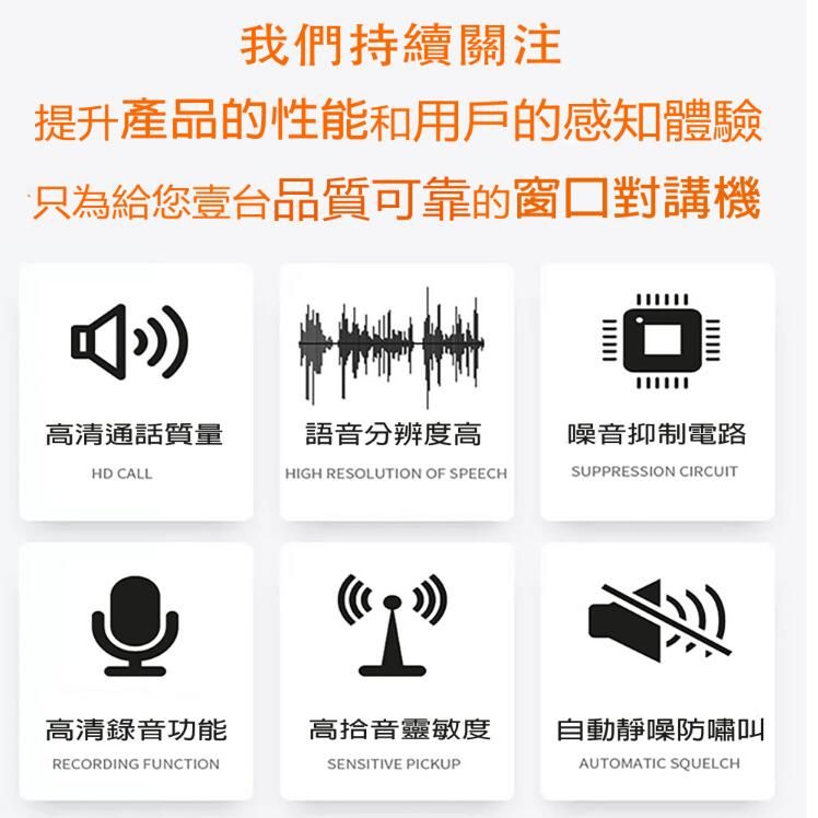  恩尊雙向對講機 對話擴音機 窗口麥克風 銀行 醫院 檔口擴音器