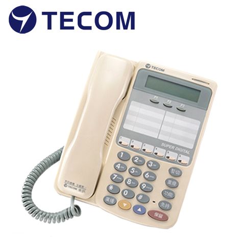 【TECOM】 東訊6鍵顯示型話機 SD-7706E-X(東訊總機系統專用)