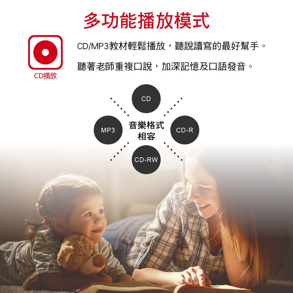 TCSTAR  多功能手提CD/MP3/USB 立體聲音響/黑 TCS1540BK