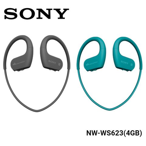 SONY 索尼 NW-WS623 無線入耳/頸掛 防水無線運動隨身聽 黑色