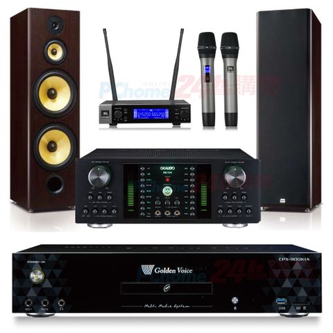 金嗓 CPX-900 K1A伴唱機 4TB+DB-7AN擴大機+JBL VM200無線麥克風+FNSD SD-903喇叭