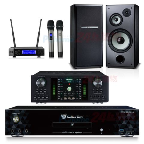 金嗓 CPX-900 K1A伴唱機 4TB+DB-7AN擴大機+JBL VM200無線麥克風+TDF M-103喇叭