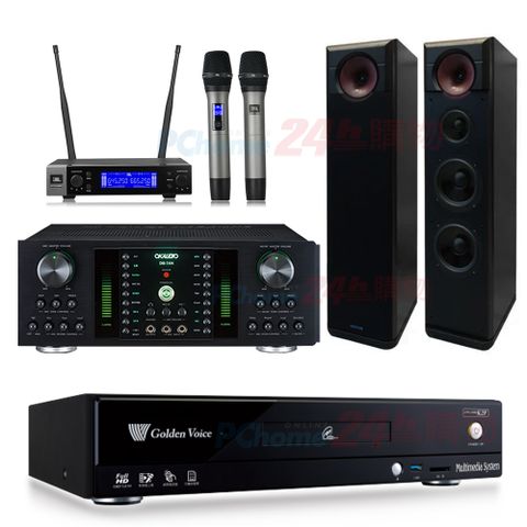 金嗓 CPX-900 K2F伴唱機 4TB+DB-7AN擴大機+JBL VM200無線麥克風+KARABAR H-88喇叭