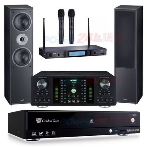 金嗓 CPX-900 K2F伴唱機 4TB+DB-7AN擴大機+TR-5600無線麥克風+Monitor supreme 802喇叭
