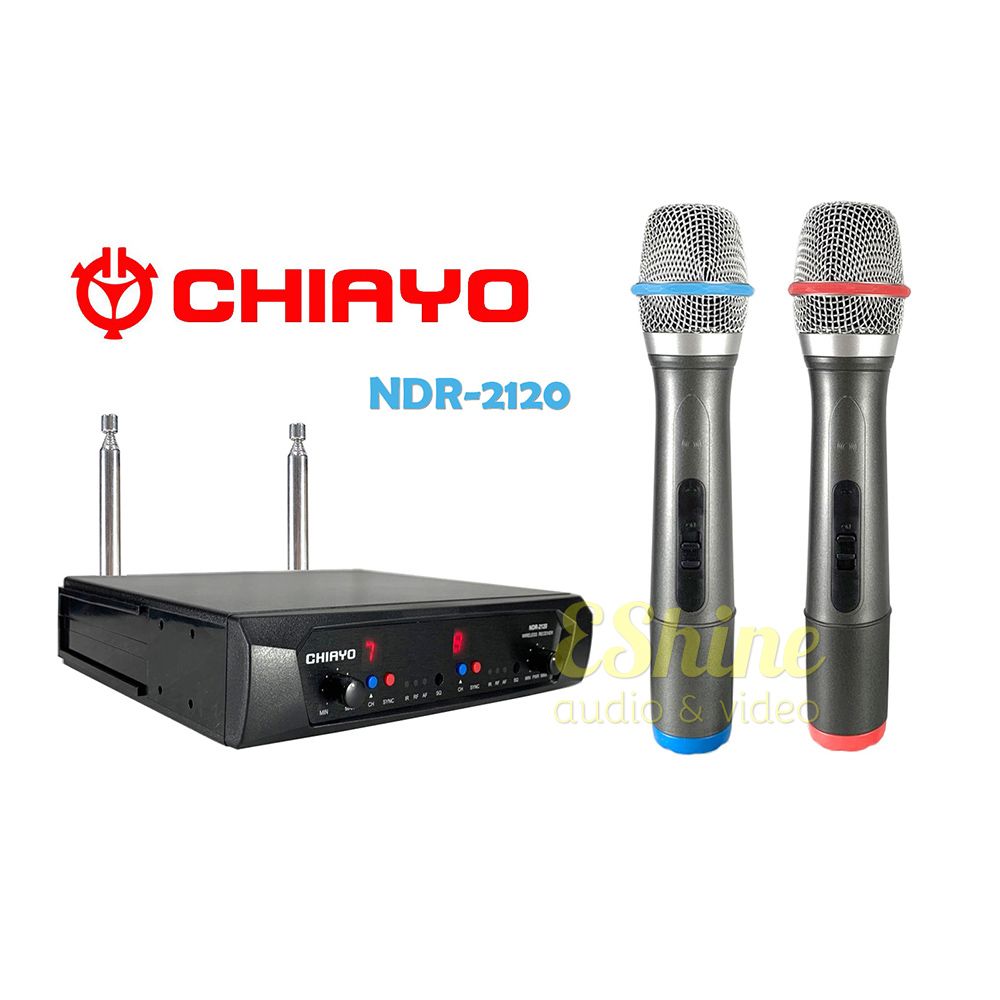 嘉友  NDR-2120 VHF雙頻道程式控制自動選訊無線麥克風 音頭升級版