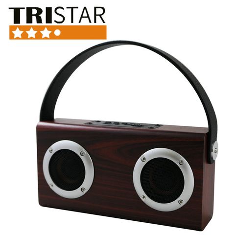 TRISTAR 高音質重低音手提式木質藍牙喇叭 TS-C455 |藍牙4.2版本|木質簡約|