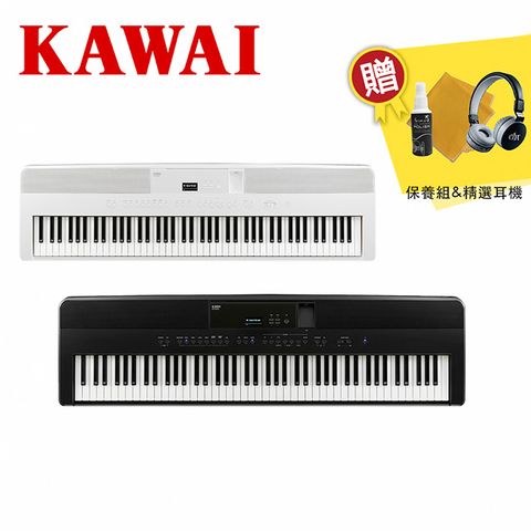 KAWAI ES520 88鍵 便攜式 進階數位電鋼琴 單主機款 黑色/白色原廠公司貨 商品保固有保障