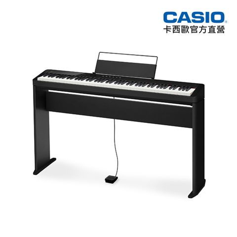 CASIO卡西歐官方直營Privia木質琴鍵 PX-S5000黑色(含琴架+安裝+ATH-S100耳機+三踏板)