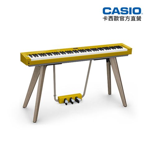 CASIO 木質琴鍵卡西歐官方直營Privia數位鋼琴 PX-S7000(晨曦黃)(含安裝+ATH-S100耳機)