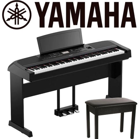 『YAMAHA 山葉』標準88鍵自動伴奏多功能數位鋼琴DGX-670 / 黑色三踏板款 / 公司貨保固