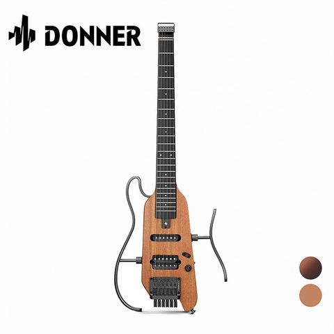 Donner HUSH-X 便攜式靜音電吉他 原木/漸層色原廠公司貨 商品保固有保障