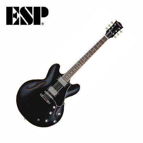 ESP Edwards E-SA-160LTS BK 半空心爵士電吉他 黑色