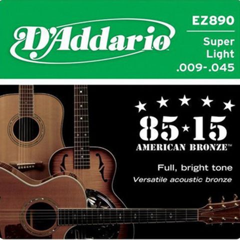 D'Addario 【美佳音樂】DAddario EZ890 民謠吉他套弦(09-45)