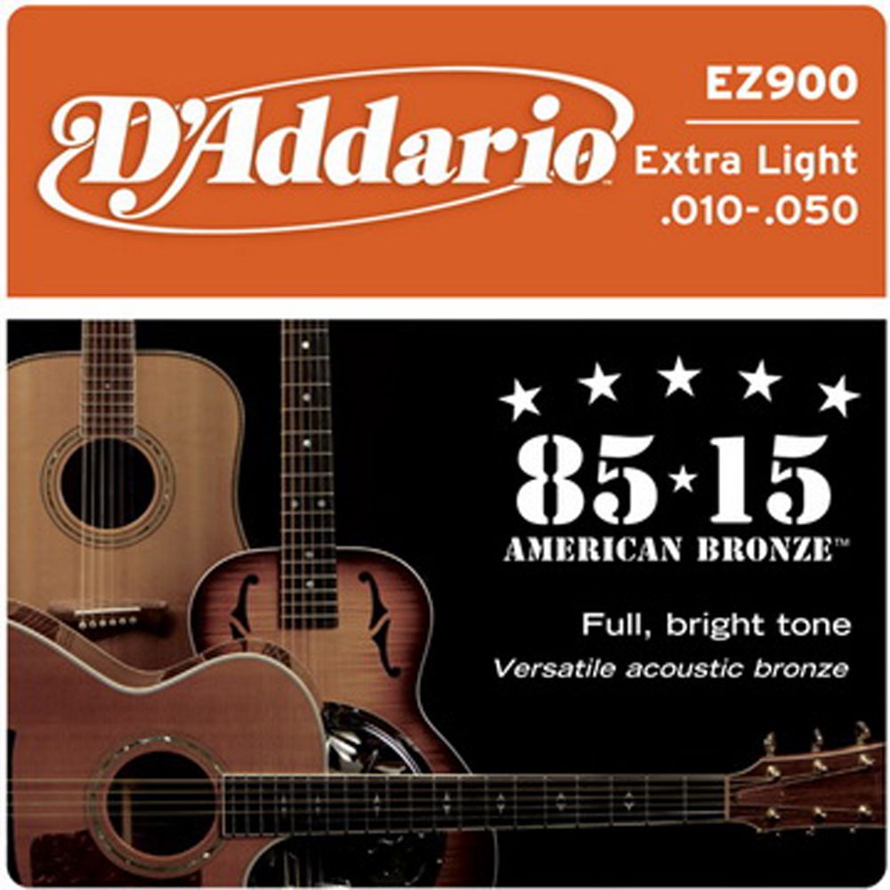 D'Addario 【美佳音樂】DAddario EZ900 民謠吉他套弦(10-50)