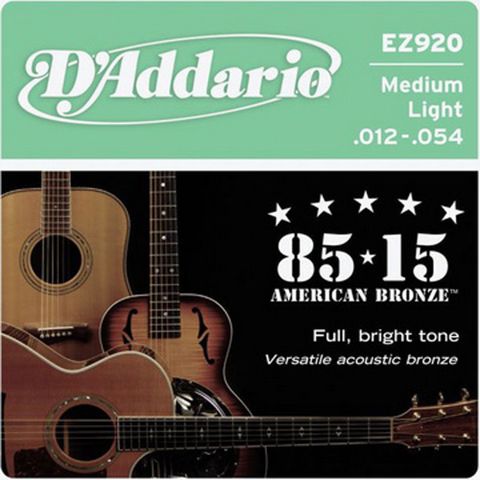 D'Addario 【美佳音樂】DAddario EZ920 民謠吉他套弦(12-54)