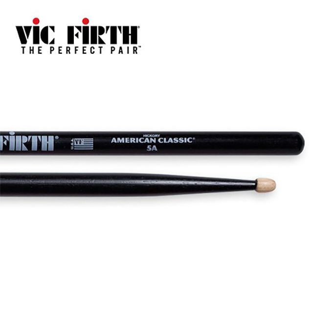 Vic Firth  5AB 黑色胡桃木鼓棒 