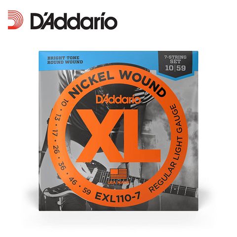 D'Addario Daddario EXL110-7 七弦電吉他弦 10-59  原廠公司貨 商品保固有保障