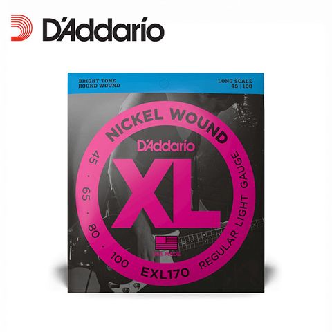 D'Addario Daddario EXL170 4弦貝斯弦 45-100  原廠公司貨 商品保固有保障