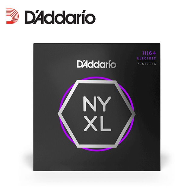 D'Addario Daddario NYXL 電吉他 七弦 11-64  原廠公司貨 商品保固有保障