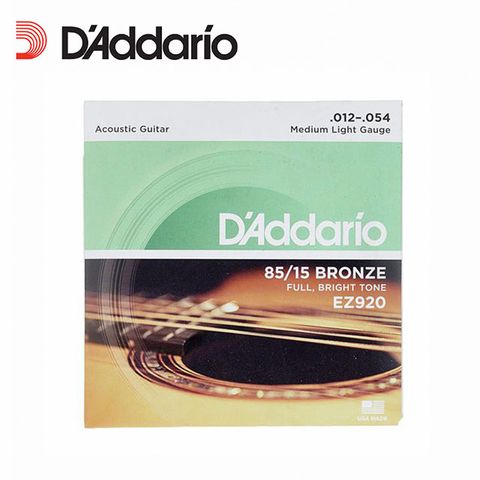 D'Addario DAddario EZ920 民謠吉他套弦 (12-54)  原廠公司貨 商品保固有保障