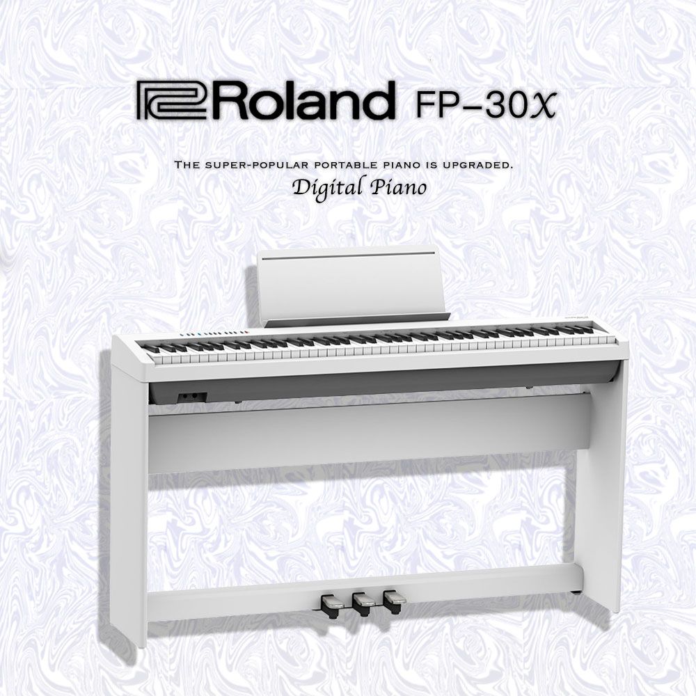 Roland 樂蘭 FP-30X套裝組超受喜愛的便攜式鋼琴全新升級熱銷中