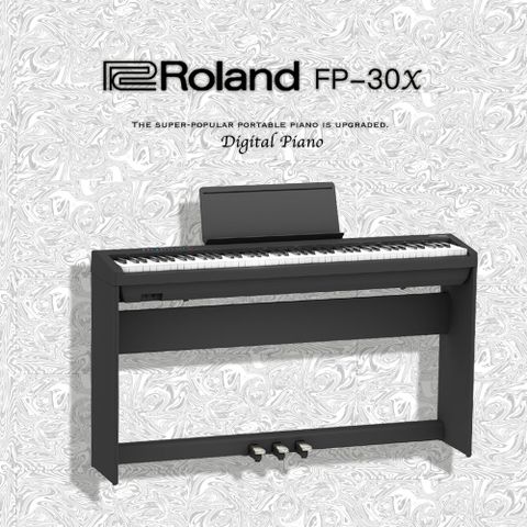 『Roland樂蘭』FP-30X套裝組 超受喜愛的便攜式鋼琴-全新升級熱銷中
