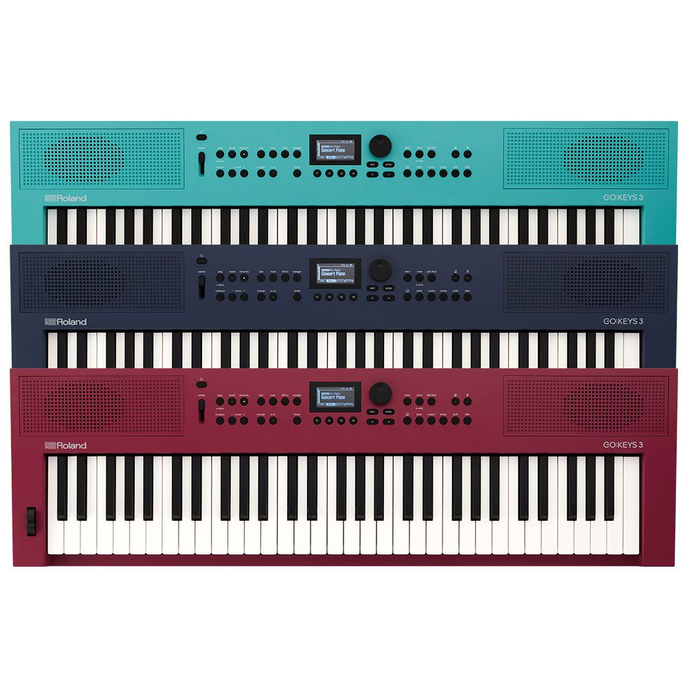 Roland 樂蘭 全新型態進階款61鍵音樂創作伴奏電子琴 GO:KEYS 3 / 青檸綠 公司貨保固