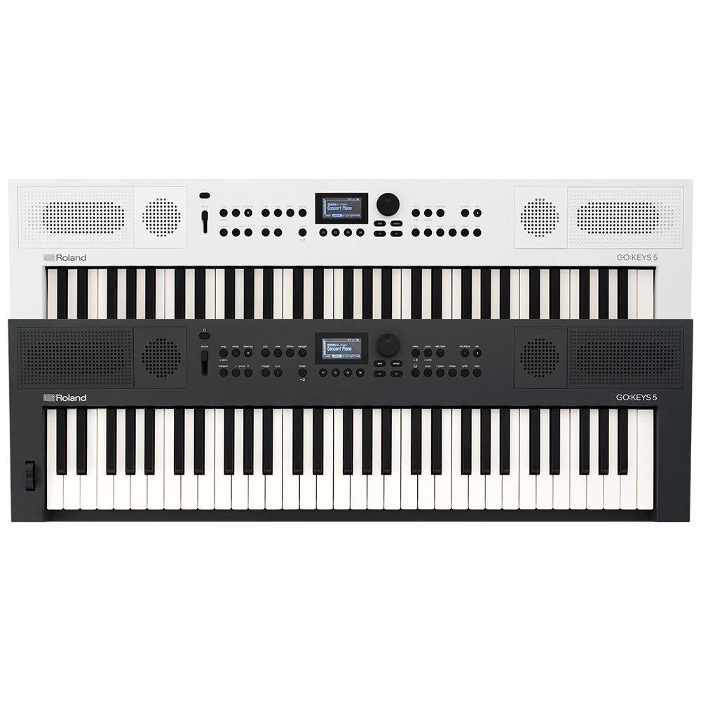 Roland 樂蘭 全新型態進階款61鍵音樂創作伴奏電子琴 GO:KEYS 5 / 紳士白 公司貨保固