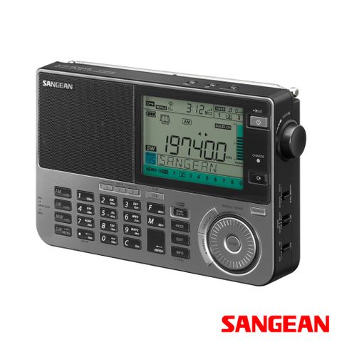 最多可記憶1539個電台SANGEAN 調頻/調幅/長波/短波 全波段專業化數位型收音機 ATS909X2