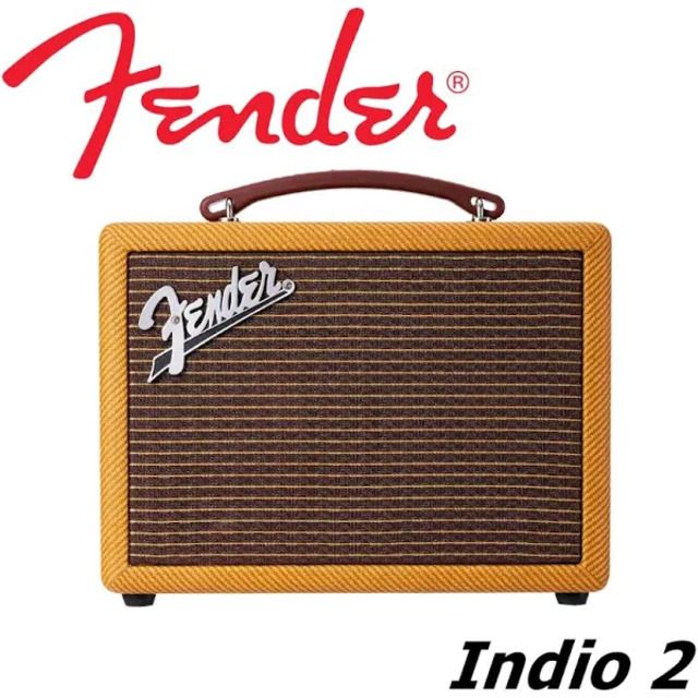 Fender 台灣原廠公司貨INDIO 2 藍芽喇叭 復古金