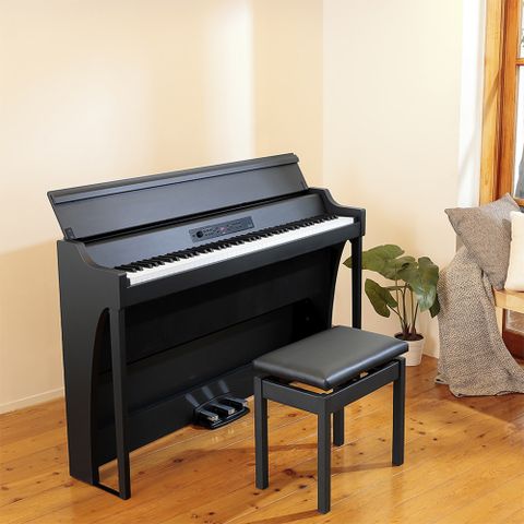 『KORG』標準88鍵掀蓋式數位鋼琴G1Air黑色款 贈升降椅 / 日本製造公司貨保固