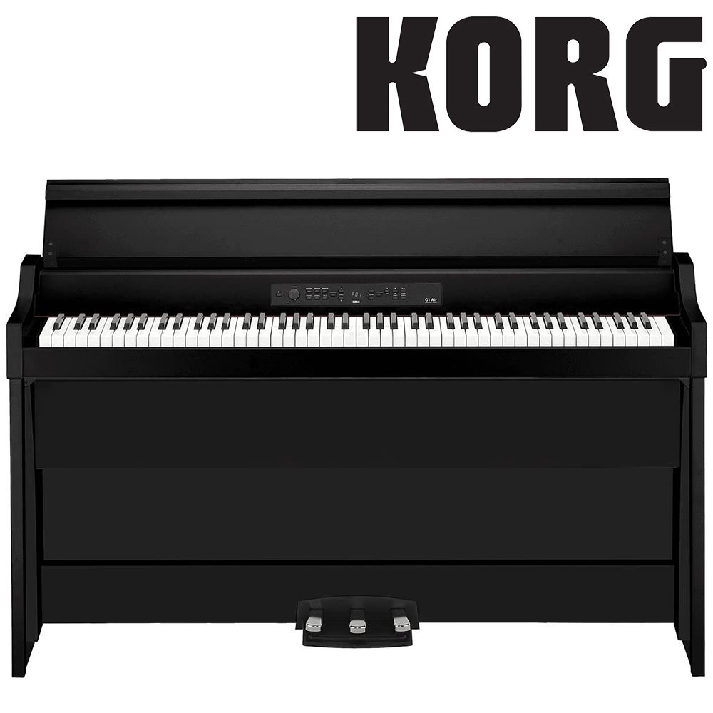 KORG 標準88鍵掀蓋式數位鋼琴G1Air黑色款 贈升降椅 / 日本製造公司貨保固