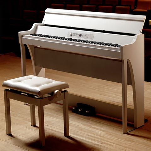 『KORG』標準88鍵掀蓋式數位鋼琴G1Air白色款 贈升降椅 / 日本製造公司貨保固