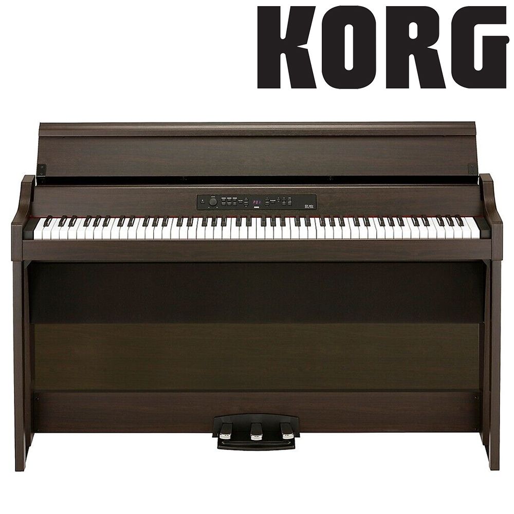 KORG 標準88鍵掀蓋式數位鋼琴G1Air桃木色 贈升降椅 / 日本製造公司貨保固