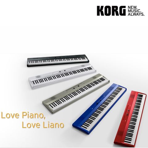 KORG 『 鍵盤』Liano 最輕巧便攜的88鍵電鋼琴 L1 限定色款含雙叉琴架 / 公司貨保固