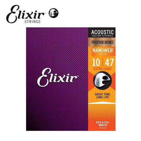 ELIXIR EXXF-16002 Nanoweb 磷青銅民謠吉他套弦原廠公司貨 商品品質有保障